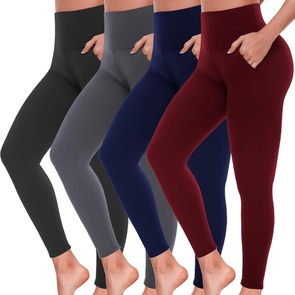 Pants - 4 pairs of womens' pocket leggings